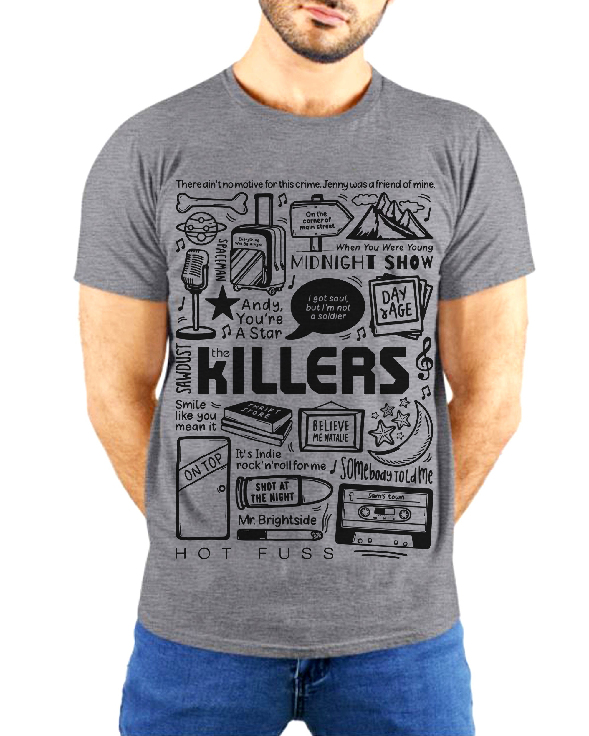 Discover The Killers, The Killers Unisex, The Killers Tee, The Killers Shirt, The Killers T-Shirt, The Killers Clothing, The Killers Band.
