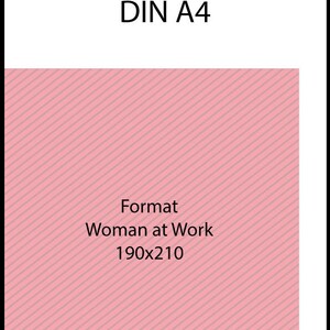 Woman at Work Business Planner for 54 weeks Pink hardcover appointment planner undated with weekly overview & times in German image 6