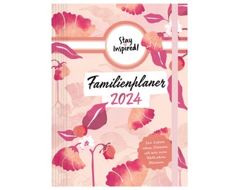 XXL Familienplaner 2024 (Ringbuch mit Hardcover) | für bis zu 8 Personen | Viel Platz für Termine, Aufgaben, Todos und Haushaltsplanung