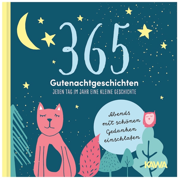 365 Gutenachtgeschichten (Hardcover) | Jeden Tag im Jahr eine kleine Geschichte | zum Vorlesen für ein entspanntes Abendritual