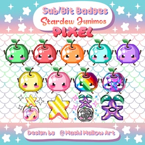 SDV Junimo pixel sub/bit bages