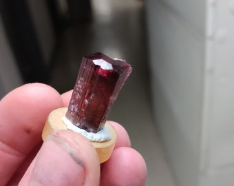 B7601 Russia 4.2ct 16mm x 6.2mm x 4.9mm Tourmaline crystal from Malkhan