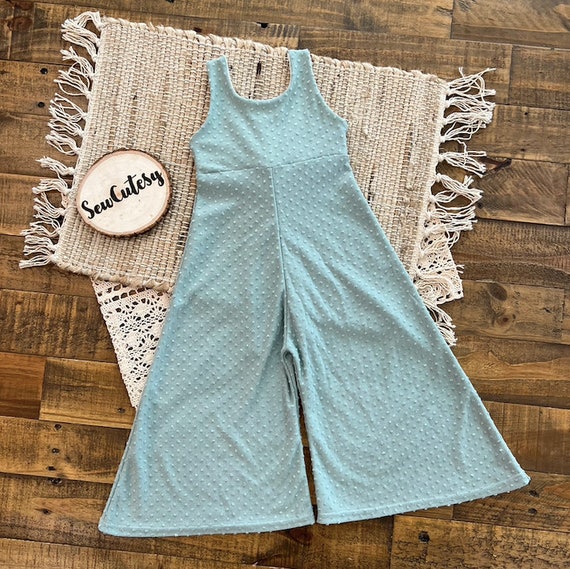 Swiss dot slip on wide leg rompers | THE FANCY PANTS | family photo outfit, wedding romper, special occasion outfit, dressy romper.