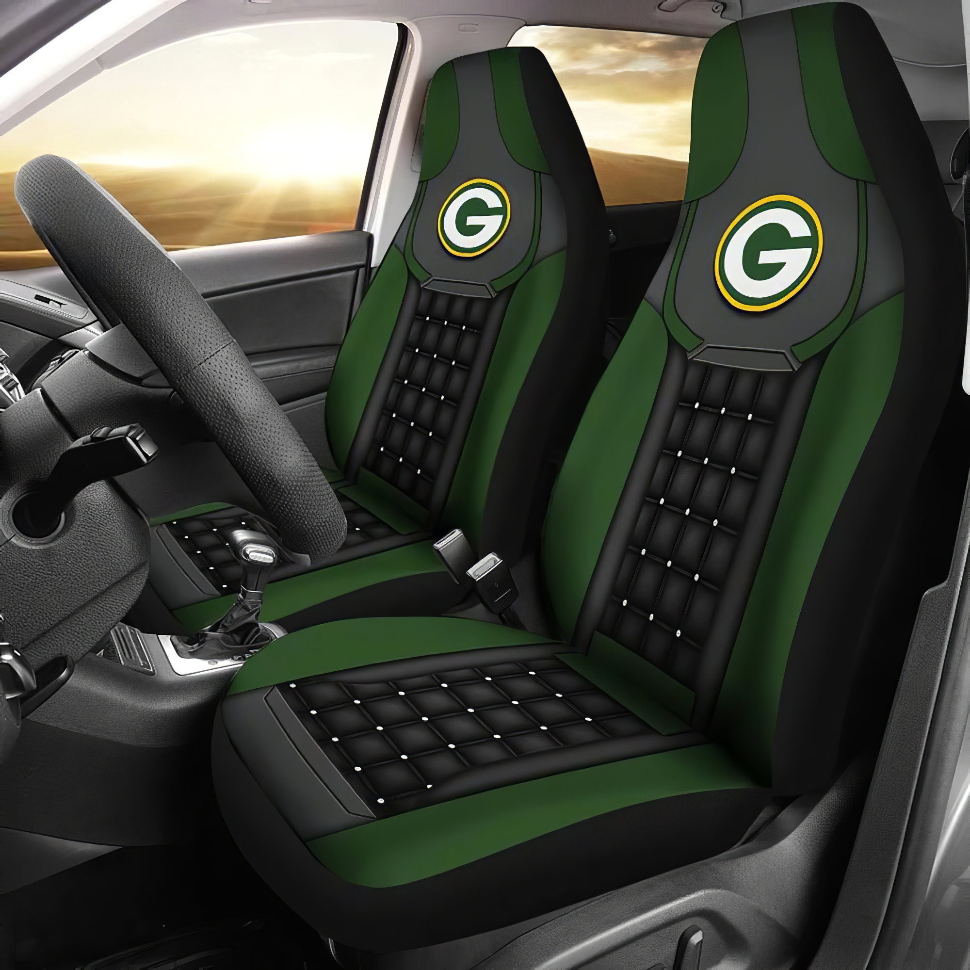 NFL Team Car Seat Cover Car seat cover Green Bay Packers Etsy