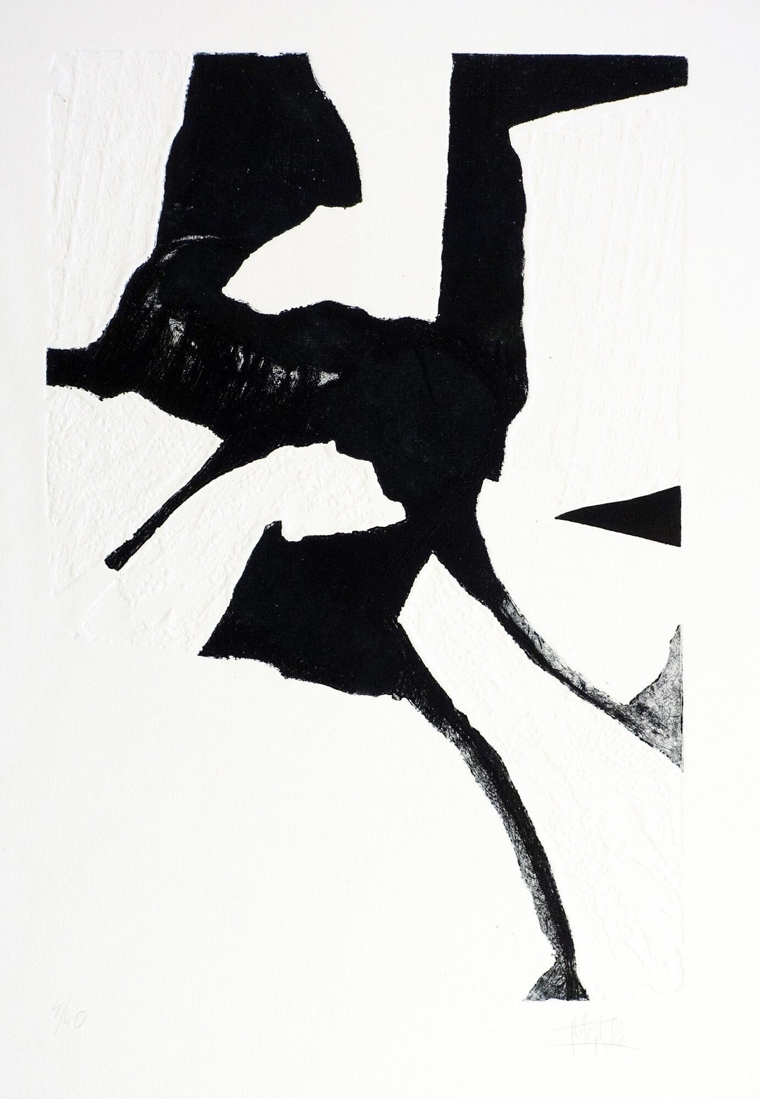 Original Color Etching Etching Hand Made Embossing Black Etsy