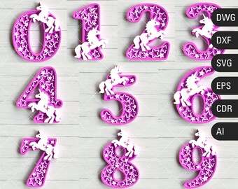 Download Mandala Numbers Svg Etsy