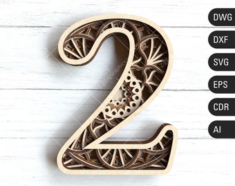 Download Mandala Numbers Svg Etsy