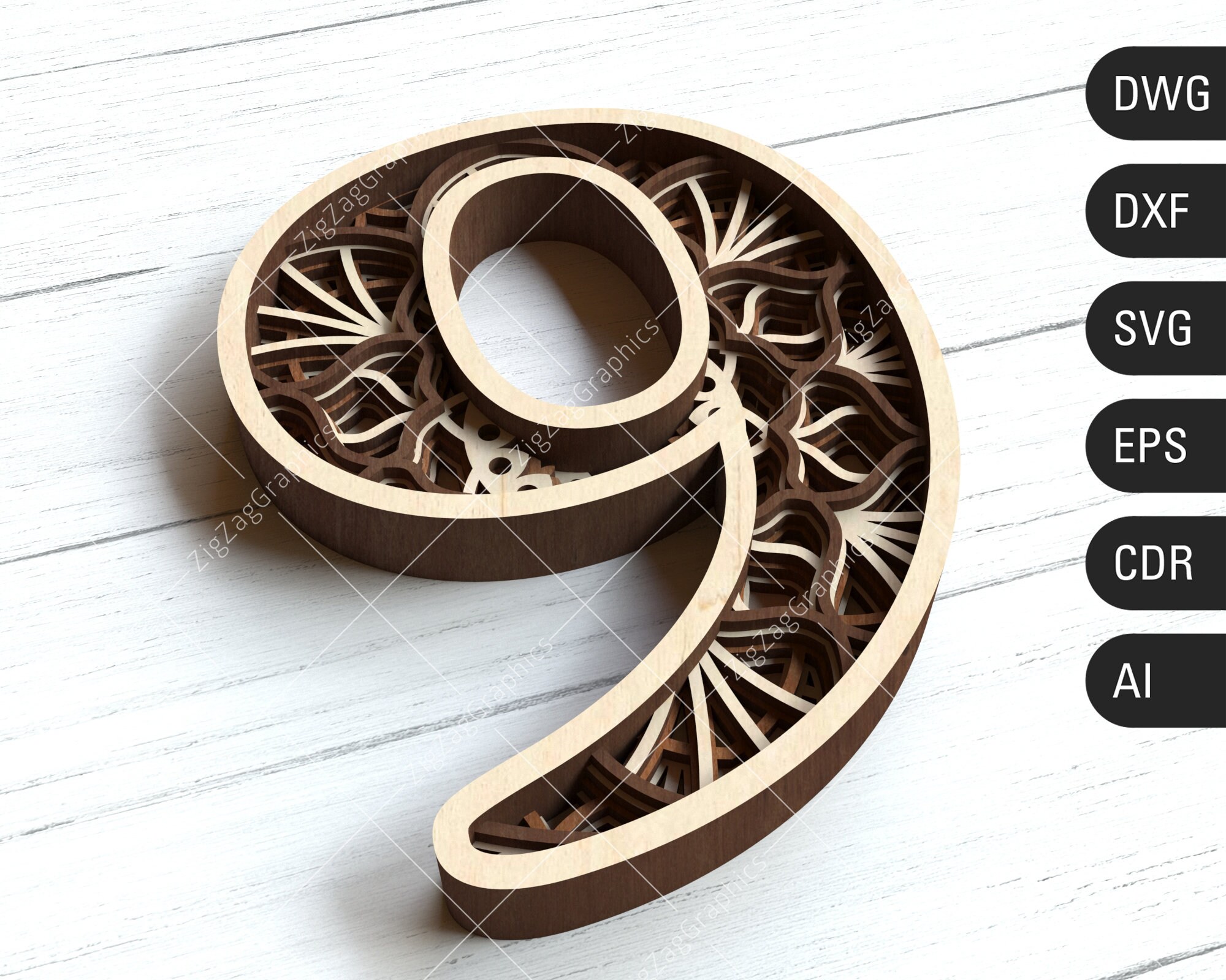 Free Free 75 Layered Mandala Numbers SVG PNG EPS DXF File