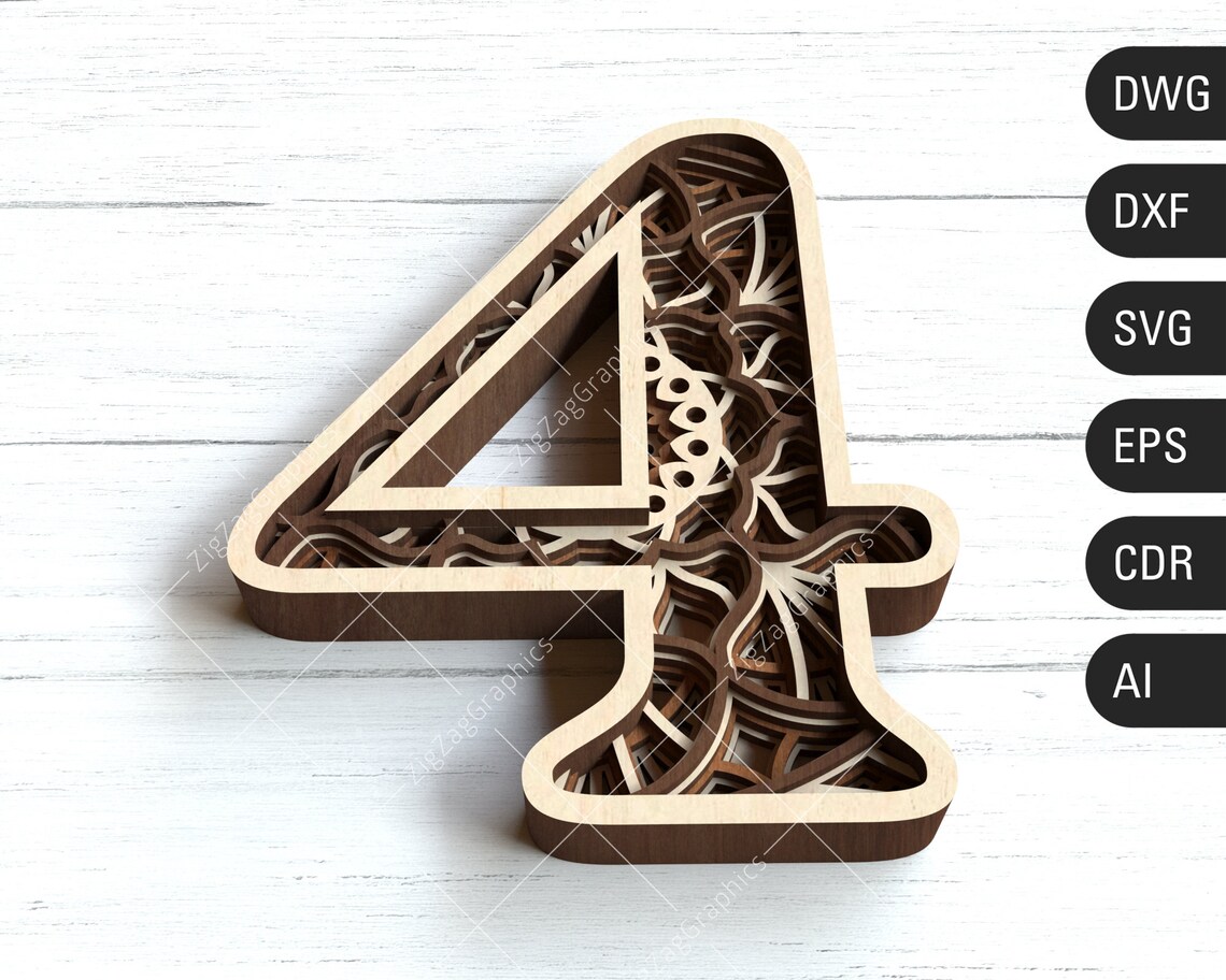 Free Free Layered Mandala Numbers 792 SVG PNG EPS DXF File