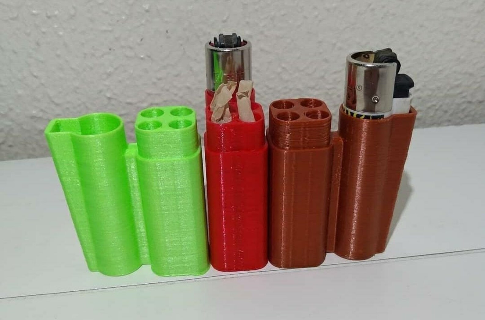 Clipper Lighter Case and 4 Cigars Etsy