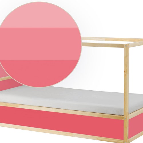 Kura Decal Kura Bed Decals Coral Ikea Kura Decal Pink Kura Etsy