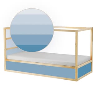 Dusty Blue Kura bed decals, Ikea kura decals, Dusty Blue Ikea decals, ikea kura bed stickers, kura bed blue, kura bed decal boys