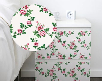 Malm decals, Ikea malm dresser decal, Flower Ikea decals, Ikea malm overlay, ikea furniture overlays, malm dresser stickers