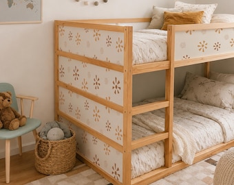 IKEA Kura Bed Stickers Boho Sun Motifs.