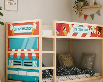 Ikea Kura Bed Decal Ice Cream Truck.