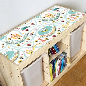 Ikea trofast decal. Trofast sticker. Ikea storage play map.