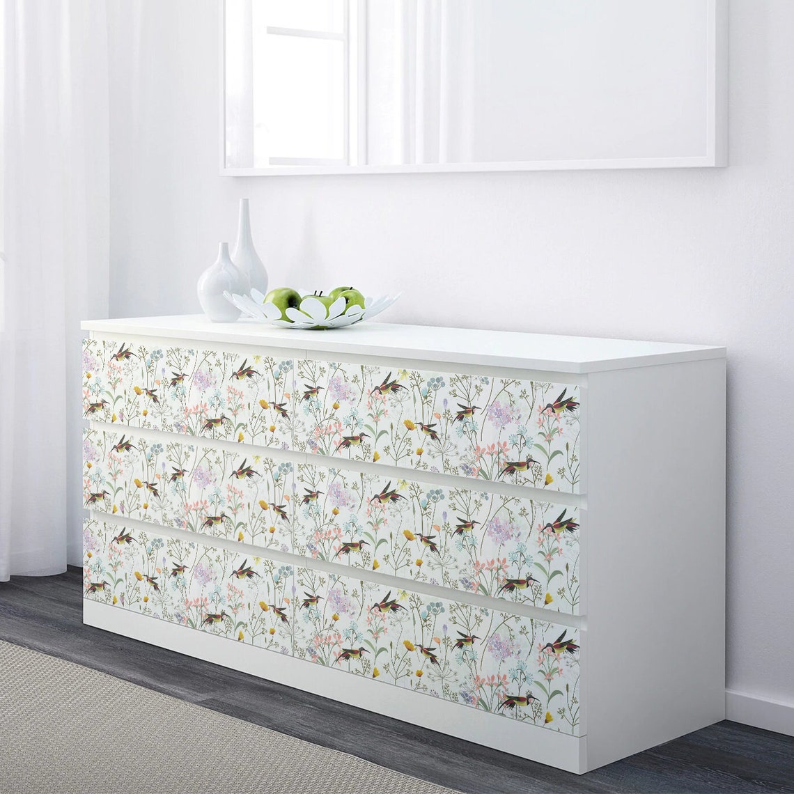 Malm Decals Ikea Malm Dresser Decal Unisex Ikea Decals Ikea Etsy