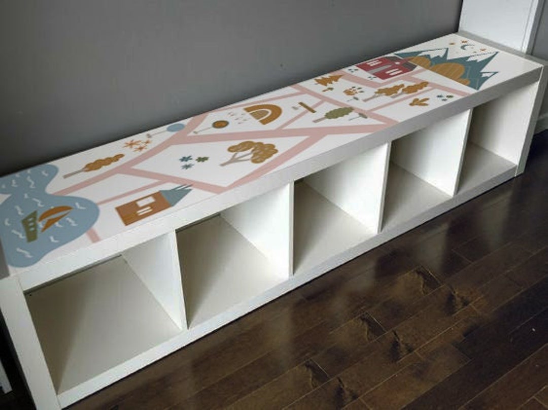 Kallax Decal City Map Kallax Stickers Ikea Kids Hacks Etsy