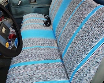 Saddle blanket seatcover LT BLUE