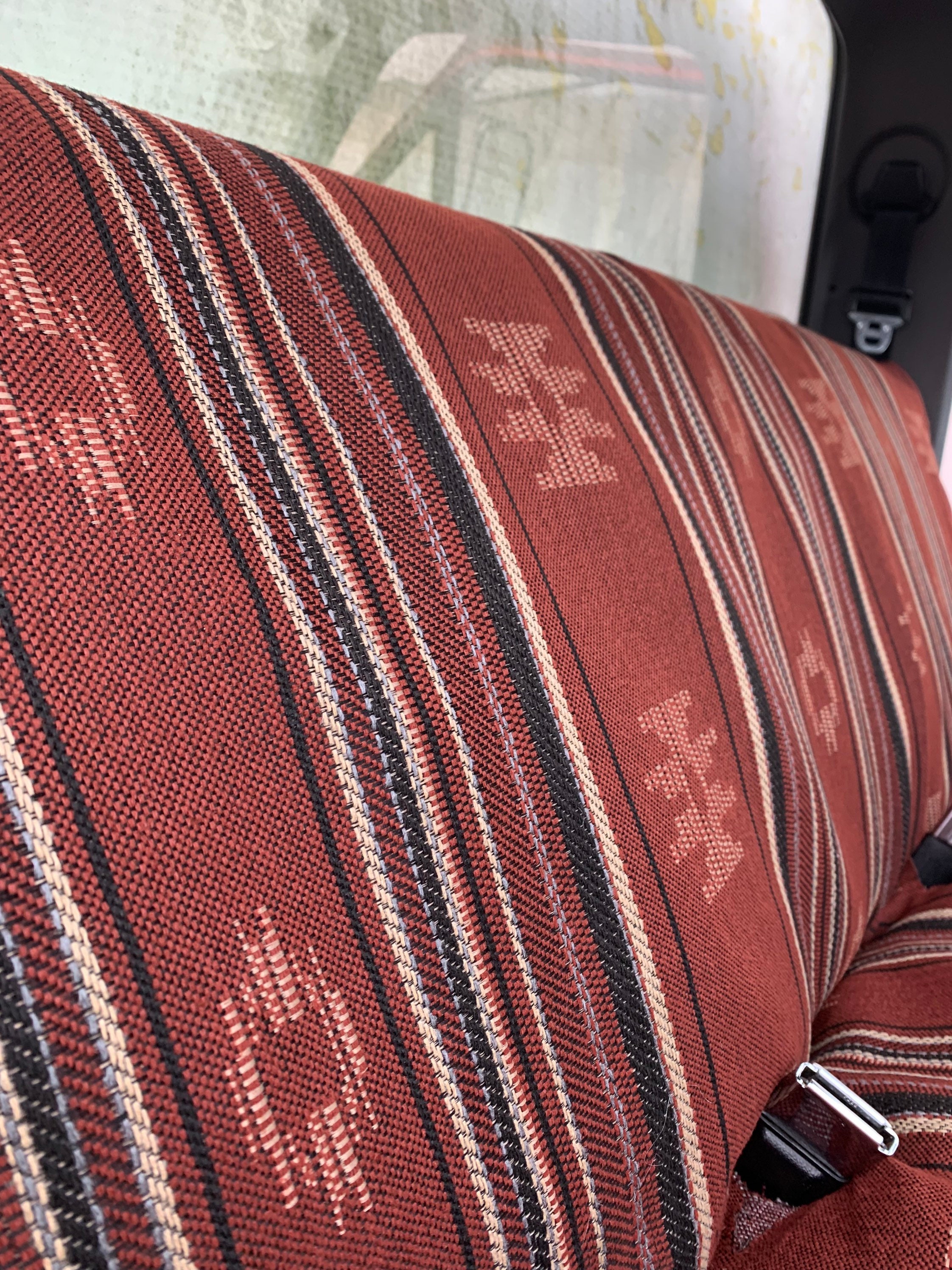 Southwestern Saddle Blanket Bench Seatcover W pockets Etsy India