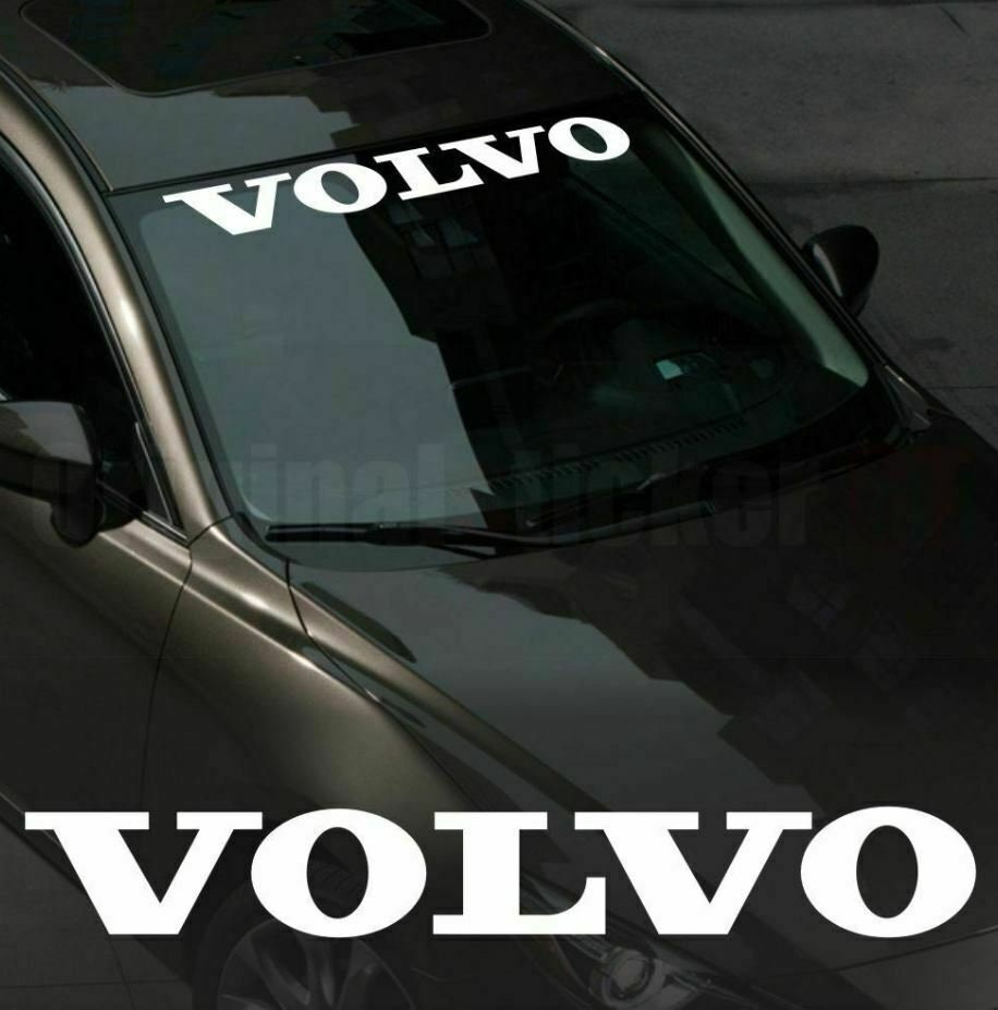 For Volvo Car Windshield Decal Vinyl Decal 35 X 4.7 custom Etsy