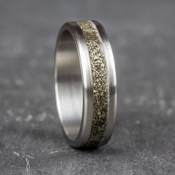 Wedding Ring Bague En Titanium Alliance Hommes Classique Or Rose
