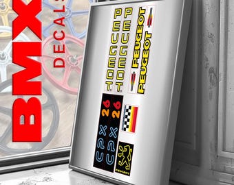 Stickers repro BMX Vintage decals MOTOBECANE MX102 MX 102