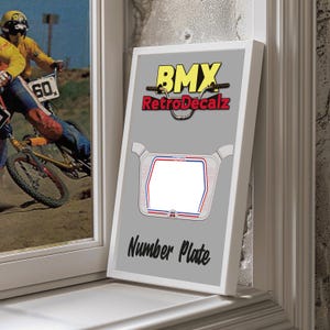 Old School Bmx Number Plate - Etsy