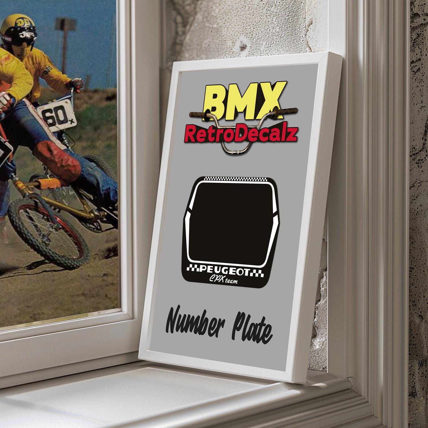 Old School Bmx Number Plate - Etsy