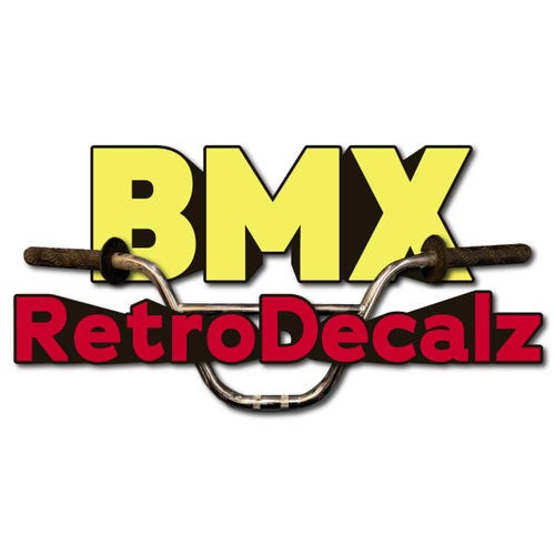 Stickers / Décalcomanies Reproduction BMX Vintage MBK Superwhite - Neufs