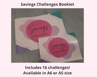 Savings Challenge Booklet - Physical Product