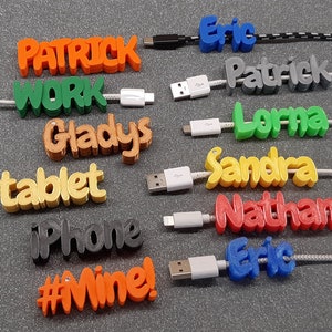 Personalized 3D Printed Cable Tag