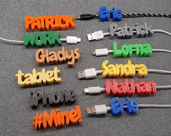 Personalized 3D Printed Cable Tag