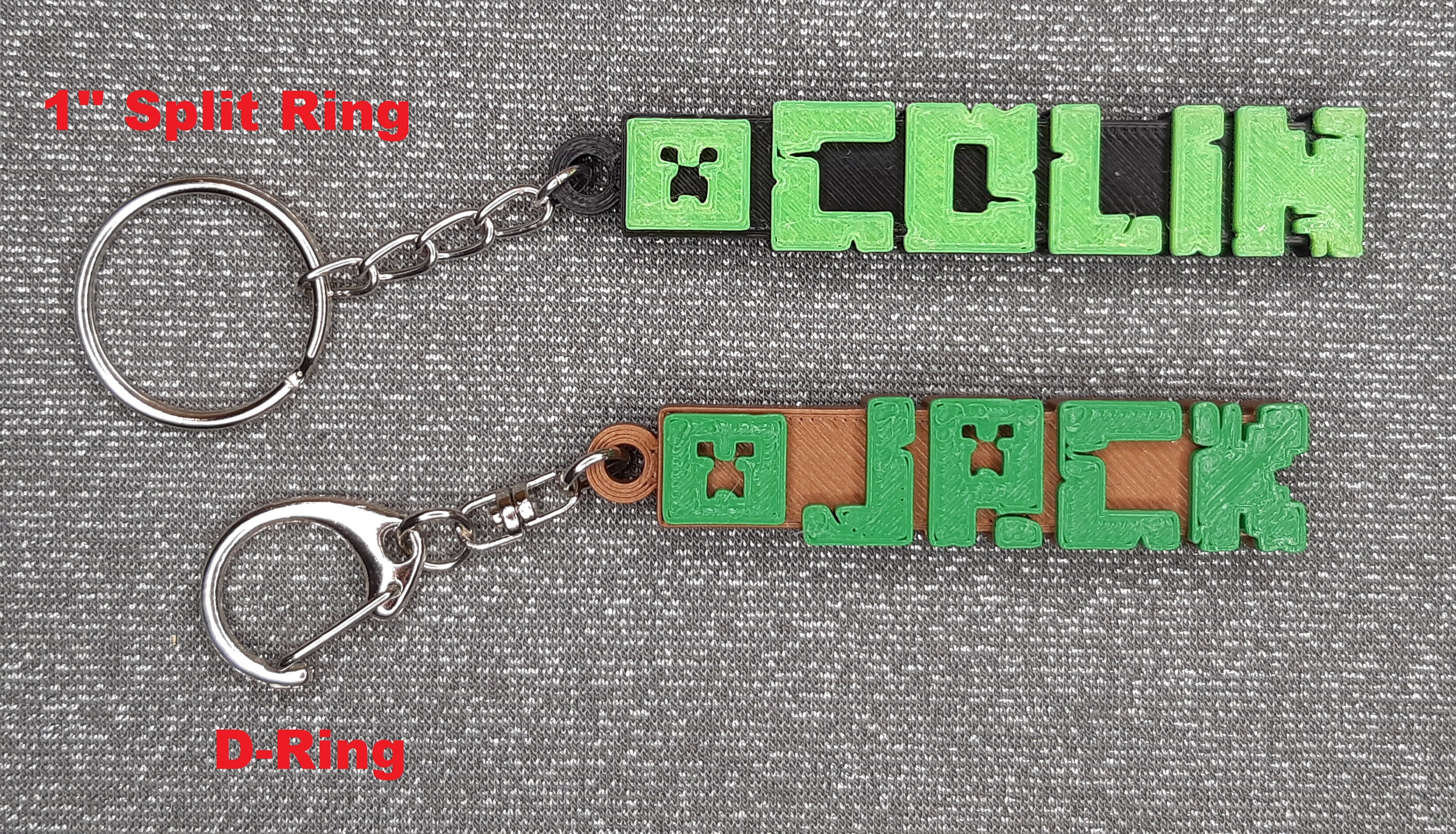 Personalized 3D Printed Video Game Inspired Keychain - Etsy