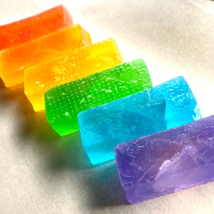 Kohakutou, Crystal Candy. Lovely Rainbow, Plant based candy,Gem, Jewelry, Crystal, ASMR, Candy, Vegan, Gift ,Agar image 4