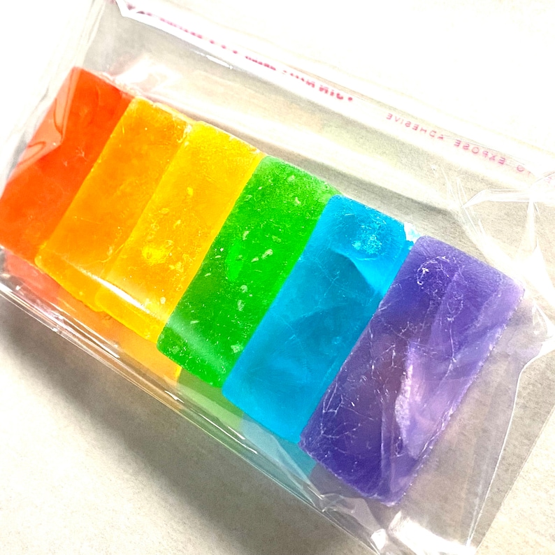 Kohakutou, Crystal Candy. Lovely Rainbow, Plant based candy,Gem, Jewelry, Crystal, ASMR, Candy, Vegan, Gift ,Agar image 8