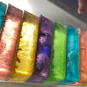 Kohakutou Crystal Candy Pastel No2,10 fingerling, Plant-based candy,Edible Gem,Edible Jewelry,Edible Crystal,ASMR ,VeganCandy image 1