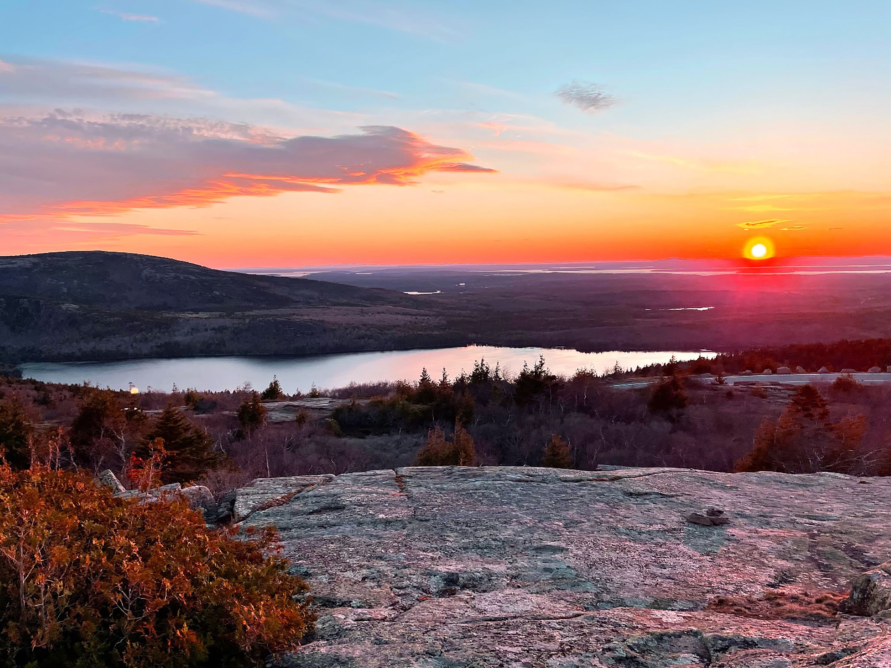 Digital Download Sunset Print Cadillac Mountain Acadia National Park ...