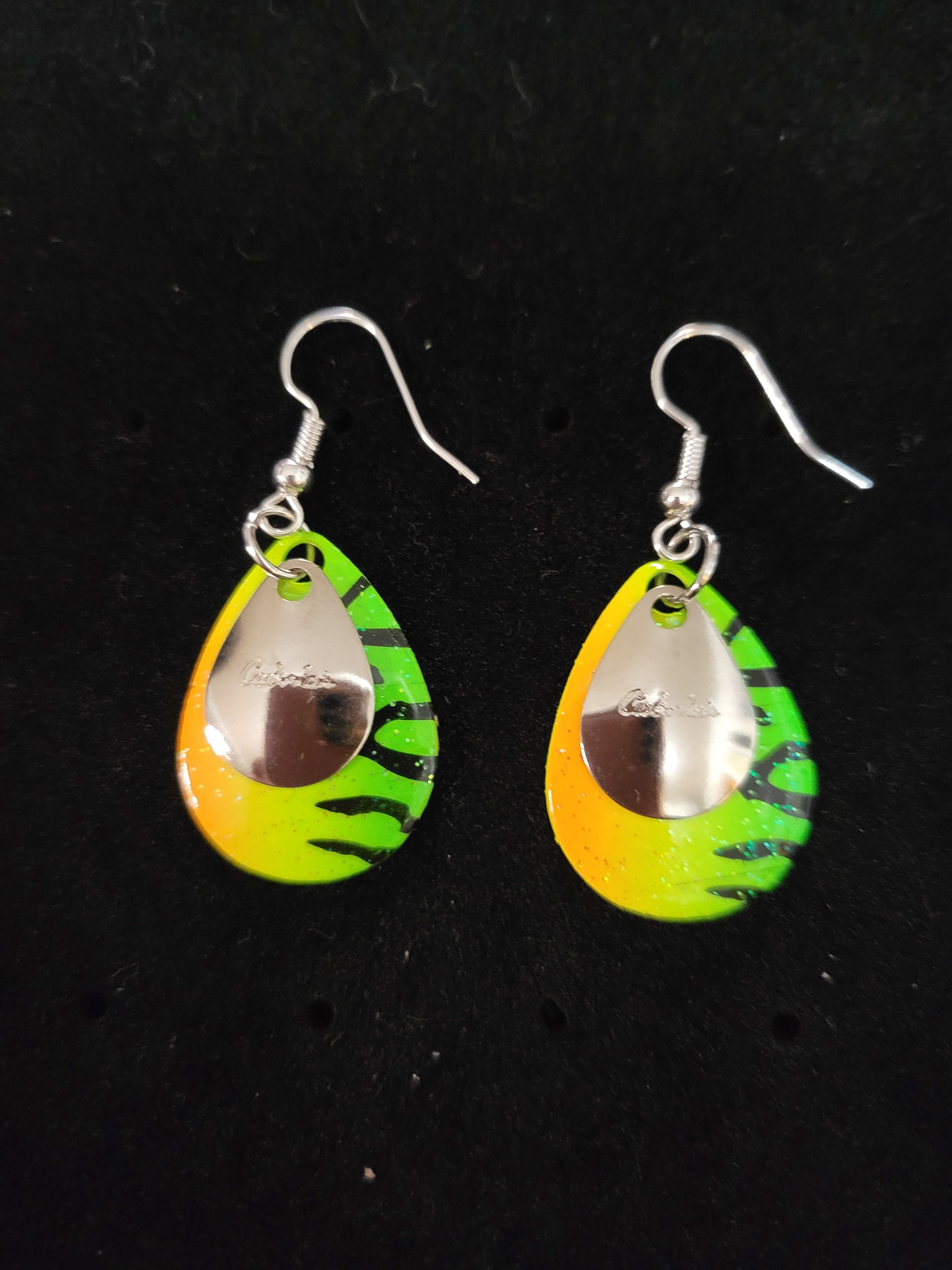 Fishing lure earrings Etsy