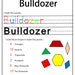 Construction Pattern Block Mat Printables & Worksheets - Etsy