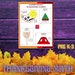 Holidays Pattern Block Mat Printables & Worksheets BUNDLE - Etsy