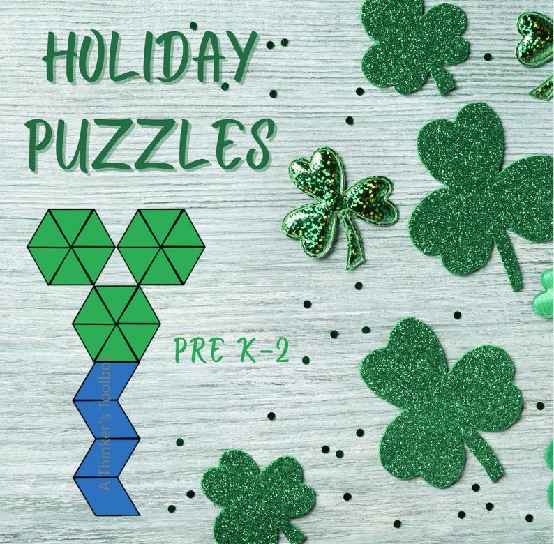 Holidays Pattern Block Mat Printables & Worksheets - Etsy