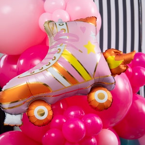 Retro Roller Skate Balloon, 70s Party Decor