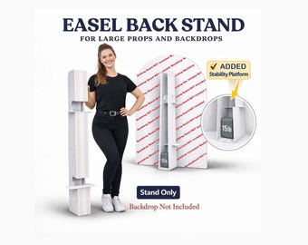 Cardboard Stand for Props & Backdrops (Stand Only – Backdrop Not Included)