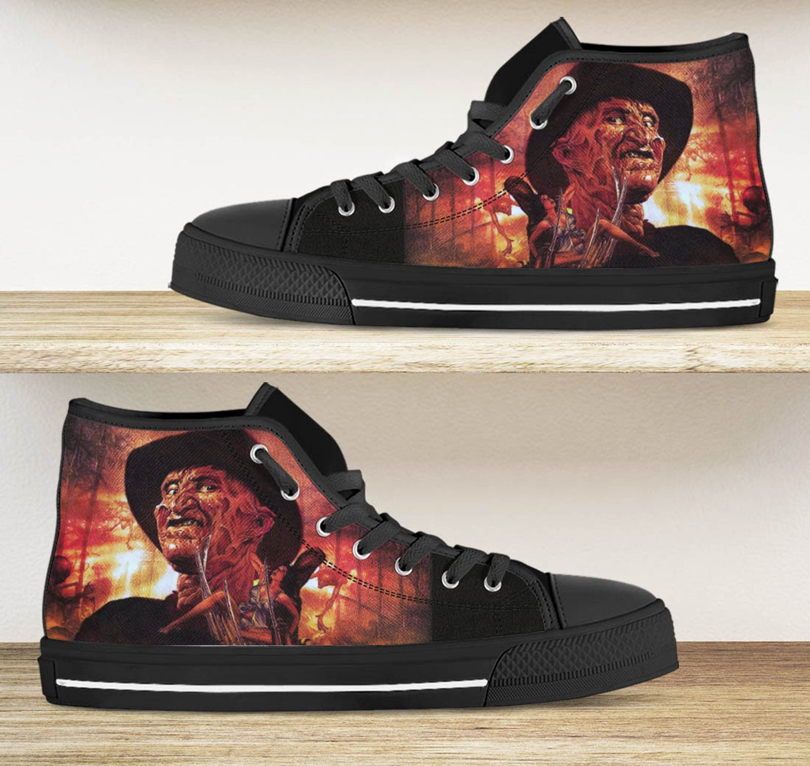 A Nightmare on Elm Street shoes | Etsy