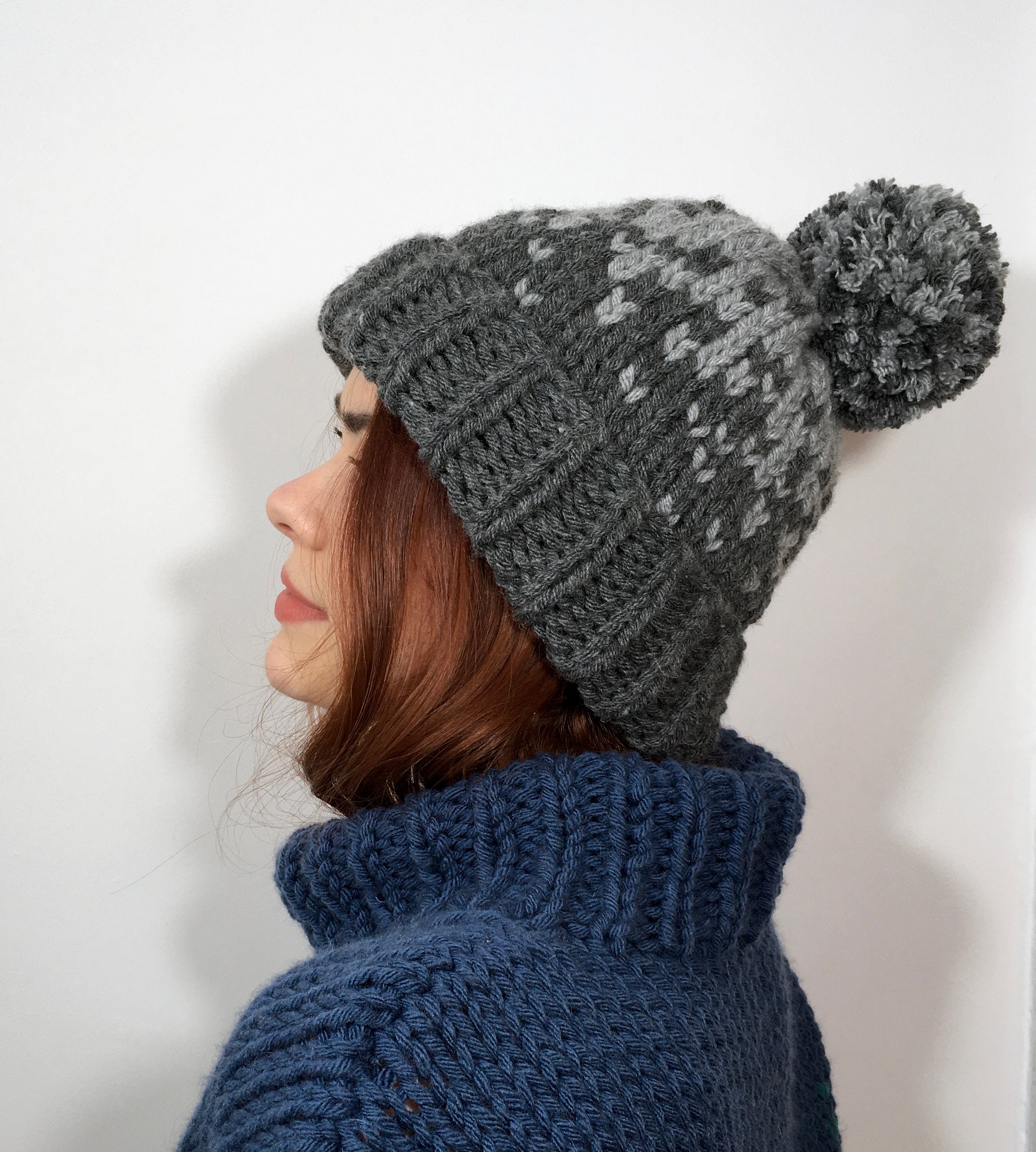 Knitting Pattern: PIXEL HAT | Chunky Knitting Pattern