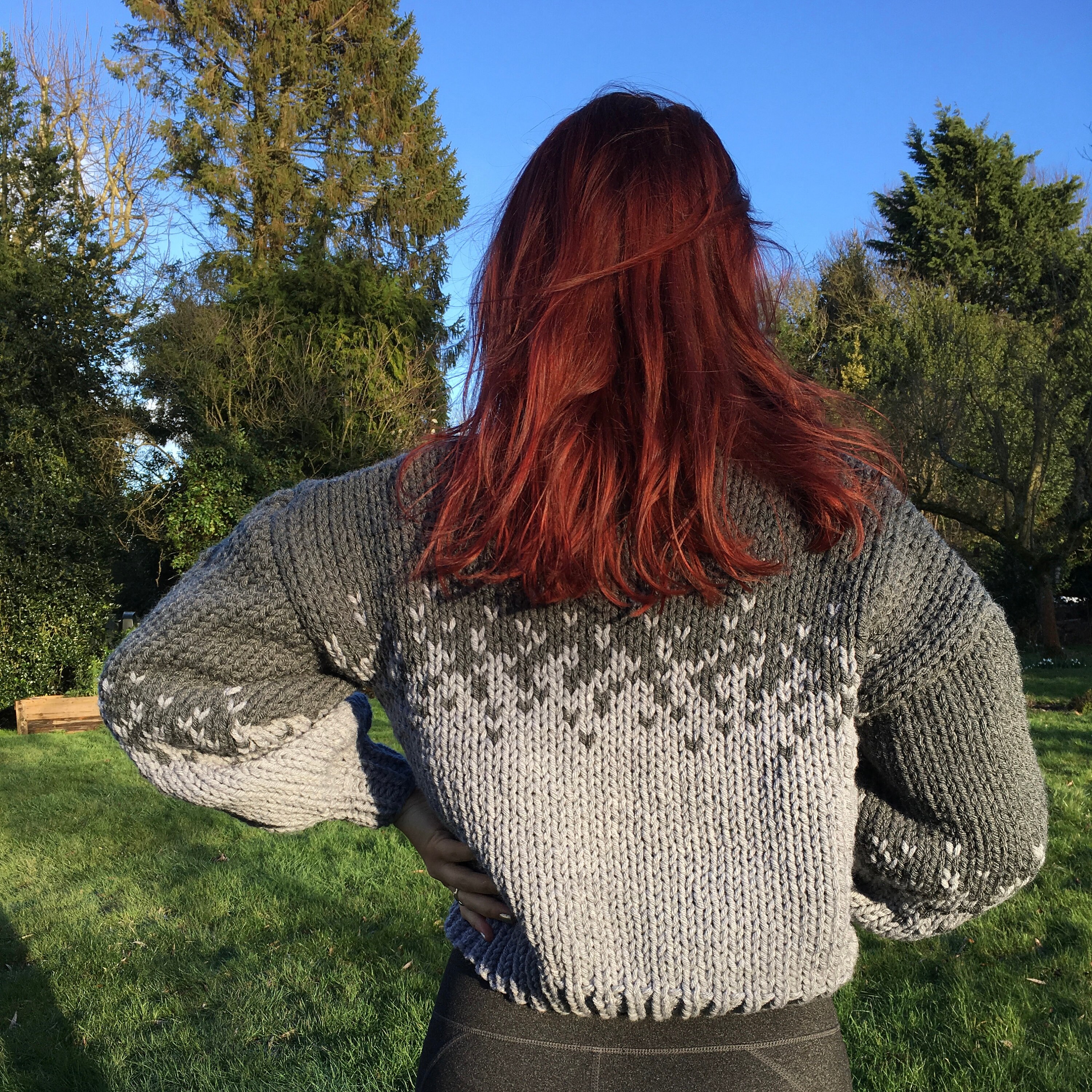 Knitting Pattern: PIXEL JUMPER | Chunky Knitting Pattern