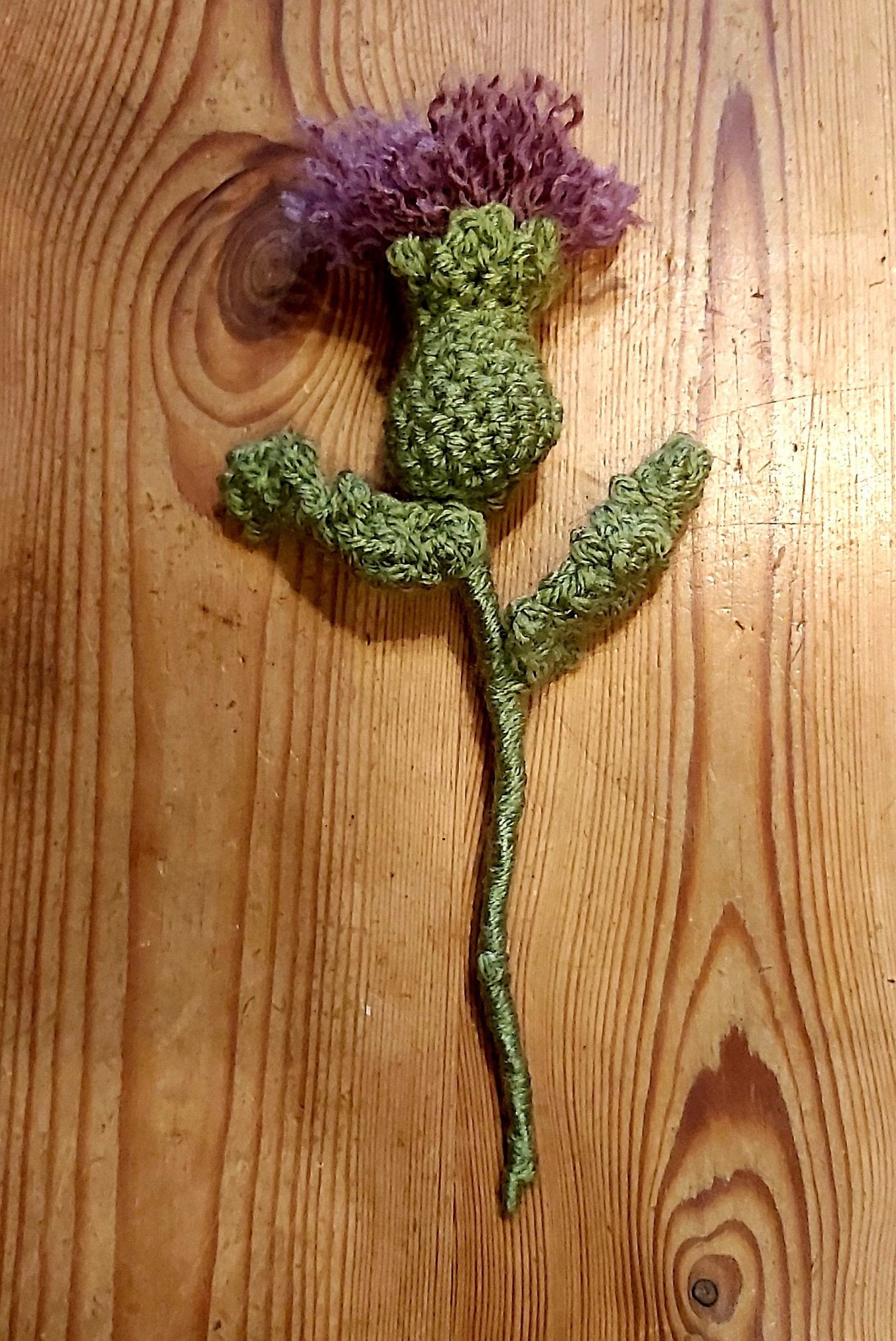Handmade Scottish thistle / crochet thistle / Scottish gift / Etsy
