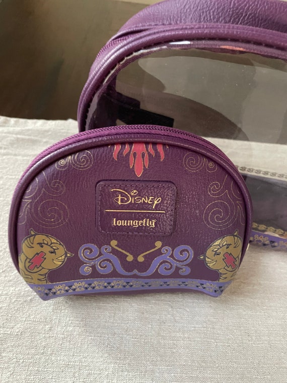 Loungefly Abu (Aladdin) Cosmetic/Travel Bag Set. Gem