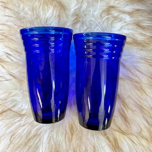 Vintage Bormioli Rocco Forum Saphir Glass Highball Tumblers